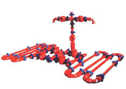 High pressure ground testing device